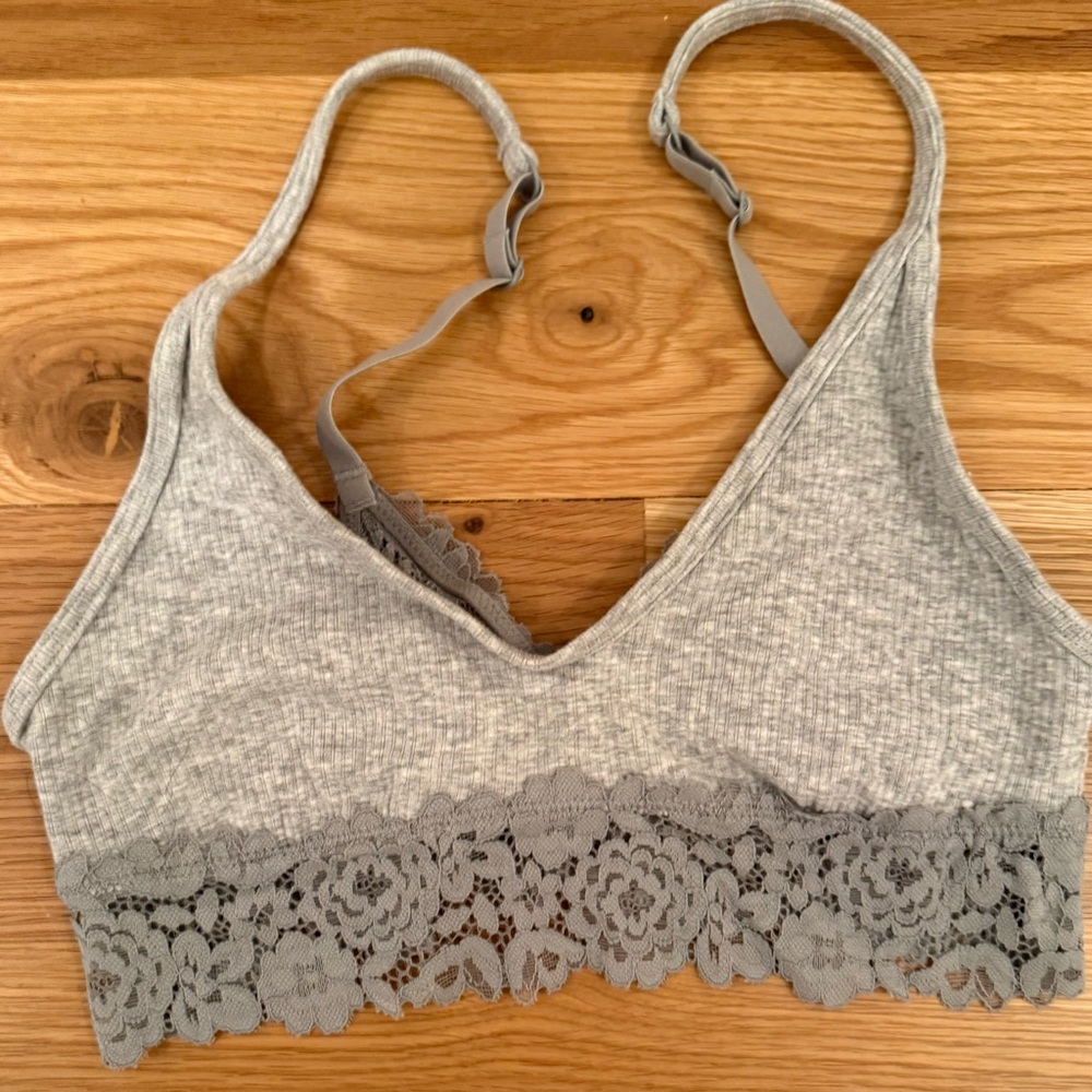 Aerie gray bralette